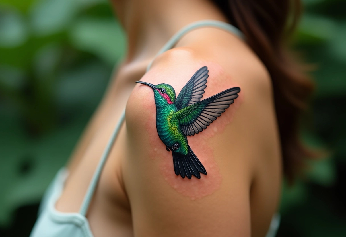 colibri tatouage