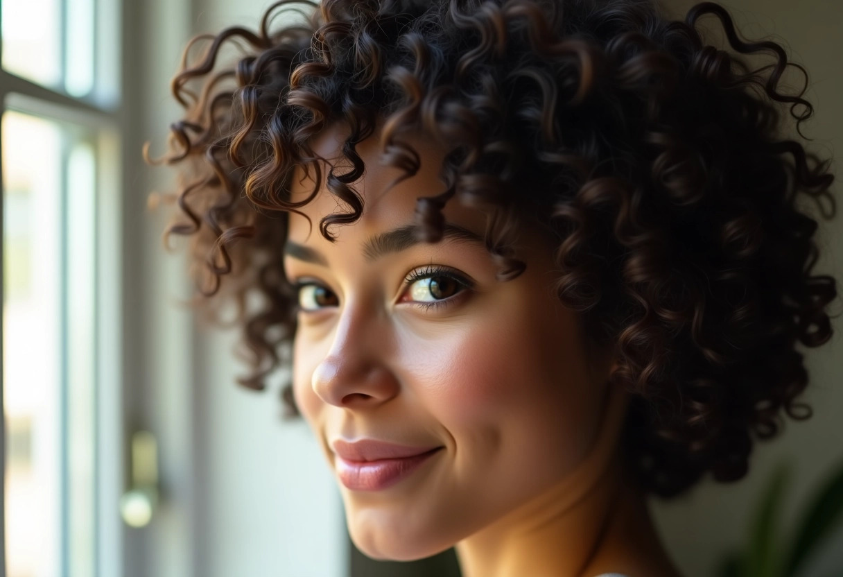 cheveux frisés